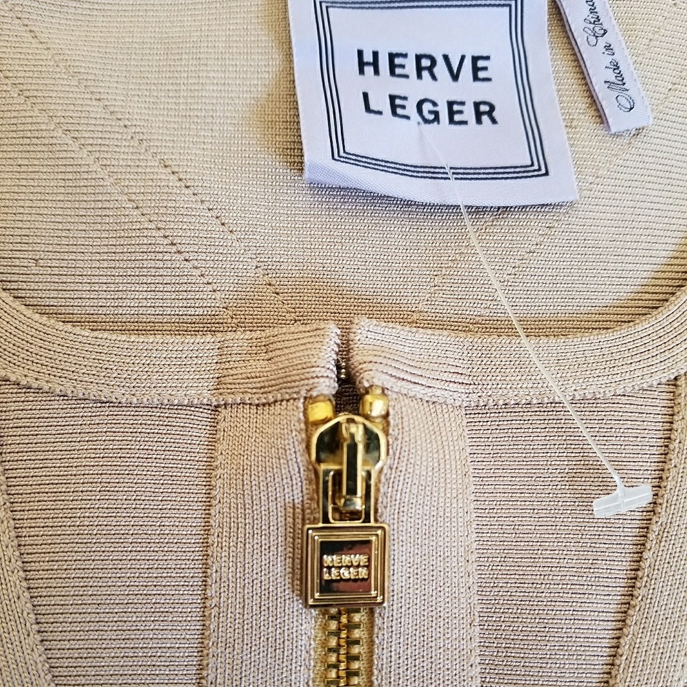 Nwot Authentic Herve Leger Conservative Dressy Bar - Picture 5 of 8
